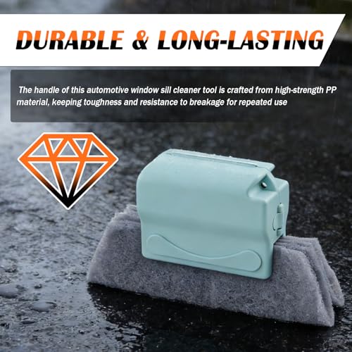 3PCS 2026 Upgraded Car Window Track Cleaner Kit,Hand-Held Window Track Cleaning Tools Kit for Windows Tracks,Narrow Gaps,Portable Windows Sill Cleaner Tool for Most Vehicles - view 3