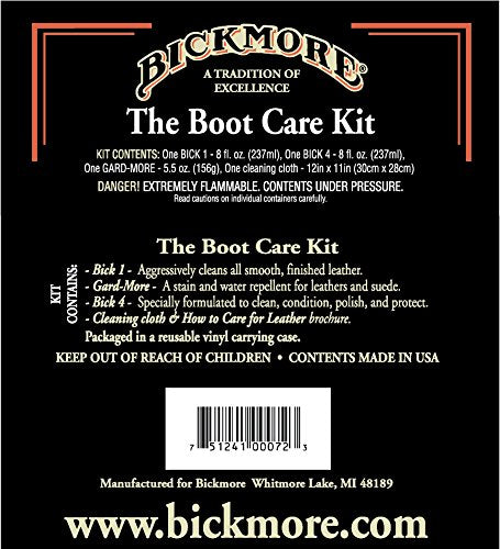 Boot Care Kit, Leather Kit With Cleaner, Conditioner & Protector - view 2