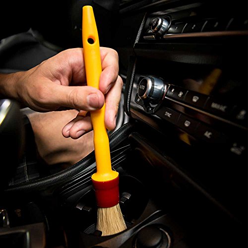 Boars Hair Detailing Brush for Wheels, Grilles & Interior - view 2