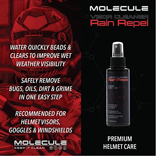 Helmet Care Kit | Premium Helmet Care | Includes Anti-Fog, Cleaner Polish, Helmet Refresh, and Rain Repel | Cleans and Details Helmets, Visors, and Goggles | 4 Ounces (1 Kit) - view 5