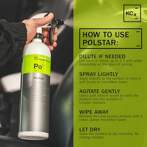 Pol Star Neutral Leather, Suede & Upholstery Cleaner, 33.8 fl oz - view 3