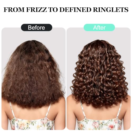 Curl Defining Brush with Wide & Narrow Teeth, Defines & Detangles Men/Women - view 4
