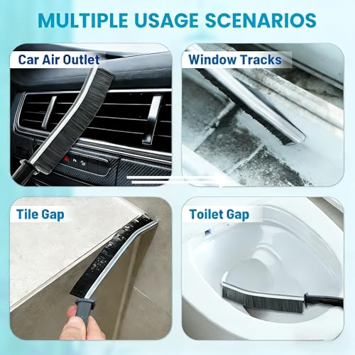 15Pcs Crevice Cleaning Brush Set, Multifunction Hard Bristle Scrub Brushes - view 2