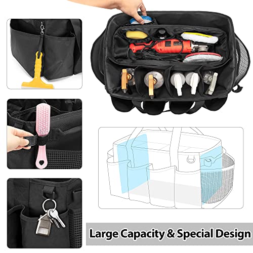 Detailing Bag with Polisher Carry Bag for Buffer Bottle Towel - view 3