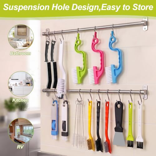 Crevice Cleaning Brush, 18Pcs Cleaning Brush Set for Gaps - view 7