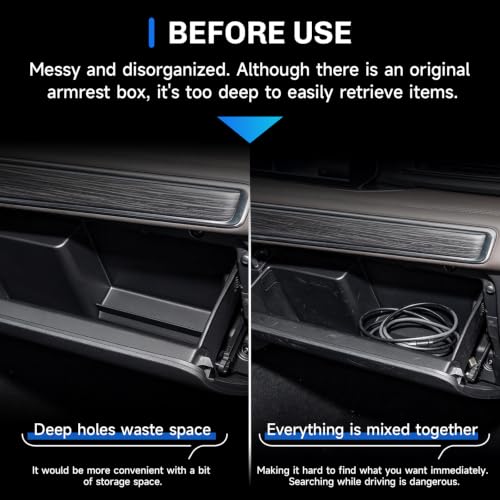 For 2026 2027 Ford Explorer Console Organizer Glove Box Divider Tray - view 2