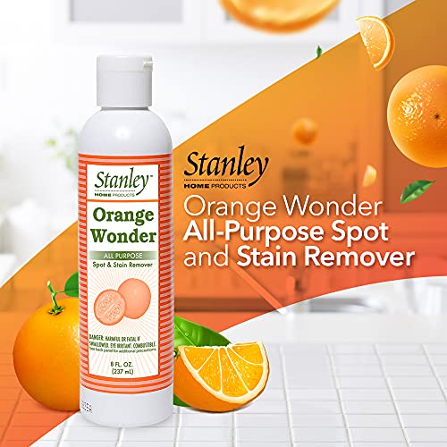Orange Wonder Spot & Stain Remover 8 oz – For Fabric, Carpet, Upholstery & Hard Surfaces – All-Purpose Cleaner (Pack of 1) - view 2