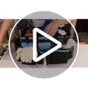 Wearable Cleaning Caddy, Cleaning Caddy Supplies Organizer with Handle & Shoulder Straps for Housekeepers, Under Sink & Car Cleaning Tool Organizers Bag with 4 Foldable Divider (Blue) - view 7