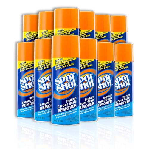 Spot Shot Instant Carpet Stain Remover, Aerosol, 14 OZ [12-Pack] (009868) - view 4