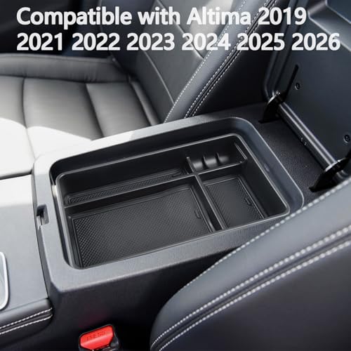 Center Console Organizer for 2019-2026 Nissan Altima Armrest Storage Box - view 2