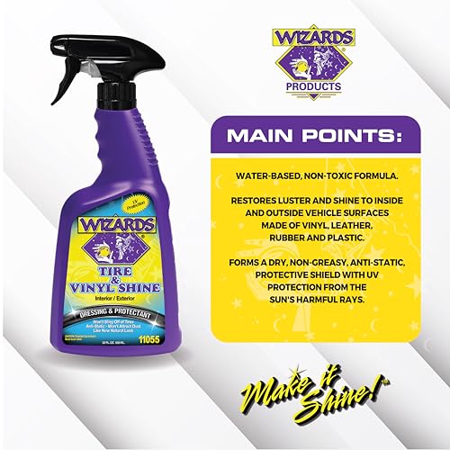 Tire & Vinyl Shine Dressing - UV Protect Rubber & Trim Spray, 22oz - view 4