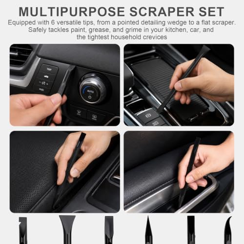 12PCS Car Detailing Brush Set, Interior Cleaning Kit with Air Vent Brush - view 6