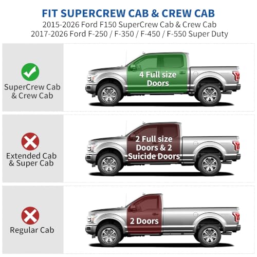 Under Seat Storage Box for Ford F150 (2015-2026) SuperCrew/Crew Cab - view 2