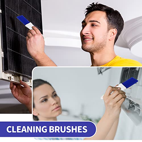 4 Pcs Ac Coil Brush HVAC Condenser Refrigerator Cleaner(Blue) - view 2
