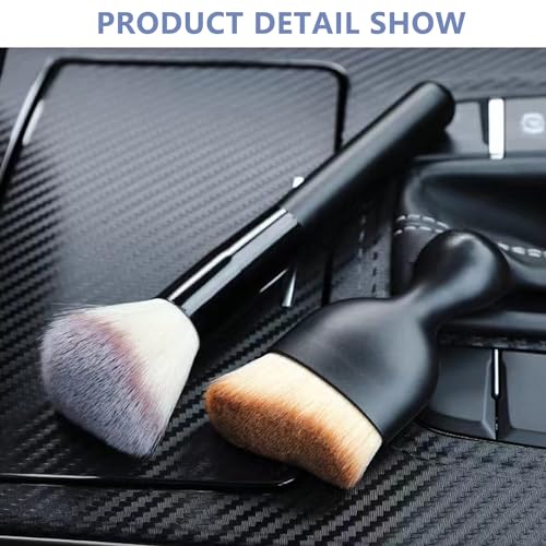 3 Pack Exquisite Microfiber Duster Brushes, Feather Duster,Car Interior Cleaning Brush - Cleaning Tool Efficient Dust Removal for Car Interior, Computers, Keyboards, Photo Frames, Digital Devices - view 2