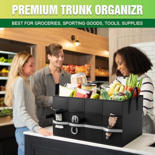Trunk Organizer for Car, SUV, Truck and Sedan (Small, Black) - view 5