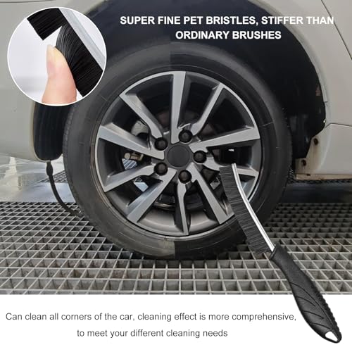 3 PCS Crevice Cleaning Brush, Hard Bristle Car Seat Gap Brushes for Deep Cleaning, Multifunctional Scrub Brush Essential Supplies for Vehicle Window Kitchen Bathroom - view 5