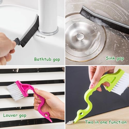 Crevice Cleaning Brush Set,Small Groove Cleaner Tools,12Pcs - view 3