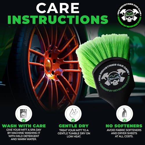 Dirty Deeds Wheel & Exterior Car Cleaning Brush | Soft Bristle Scrubber | Safe for Paint, Trim & Rims | Ergonomic Comfort Grip for Precise Detailing | Deep Cleaning | Scratch Free - view 6
