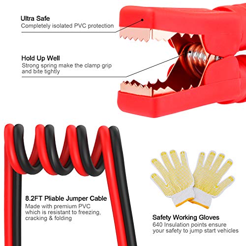 Car Emergency Roadside Kit with Jumper Cables, Auto Vehicle Safety Kits - view 3