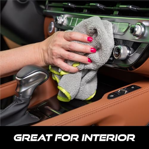 Utility Microfiber Towels for Cars, 16 x 16 Inch, 8 Pack - view 4