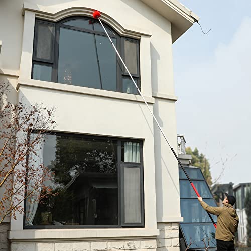 30 Foot High Reach Dusting Kit with 6-24 Foot Extension Pole // High Ceiling and Cobweb Duster with Telescopic Pole // Microfiber and Outdoor & Indoor Extendable Duster Cleaning Kit - view 5