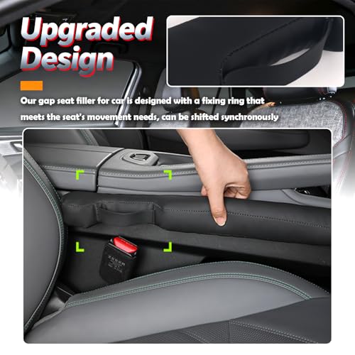 2026 Latest 2PCS Upgraded Car Seat Gap Filler with Fixing Ring,Elastic Car Gap Filler to Avoid Dropping Cell Phones/Keys,Essential Cars Gaps Seat Fillers Cars Accessories - view 5