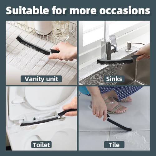 2 Pcs Toilet Scrubber Brush, Bathroom Cleaning Brush with Hanging Hole - view 6