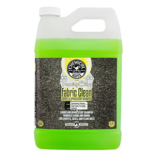 CWS203 Foaming Citrus Fabric Clean Carpet & Upholstery Cleaner (Car Carpets, Seats & Floor Mats), Safe for Cars, Home, Office, & More, 128 fl oz (1 Gallon), Citrus Scent