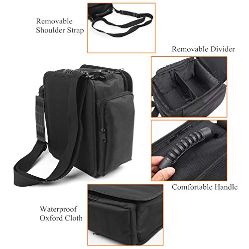 For Jeep Wrangler JK JL 2018-2025 Under Seat Storage Organizer - 2-Pack Car Rear Seat Bags, Black Oxford Interior Accessories - view 4