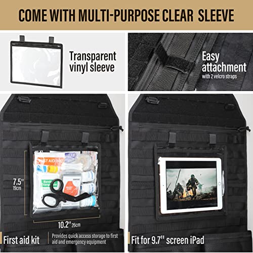 Molle Seat Back Car Organizer Fit Most Car F150 Jeeps Pickups Trucks - view 6
