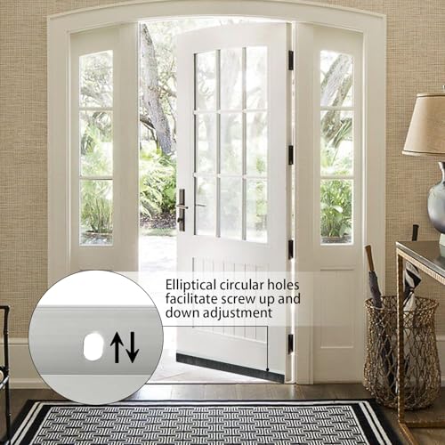 Garage Door Brush Seal, Double Layer Door Brush Sweep 3 Pack, 3" x 39.37" Heavy Duty Aluminum Seal, Screw-On Gap Blocker for Wide Gaps, Roll-Up & Exterior Doors (9.8FT) - view 6