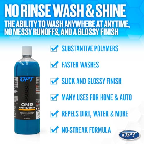 Optimum No Rinse Version 5 (32 Oz) with Optimum Interior Cleaner (17 Oz) Bundle – ONR Rinseless Car Wash with 17 oz Auto Interior Cleaning Solution for Leather, Upholstery, Carpet, and Interior Trim - view 5