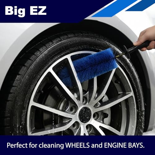 Big Wheel Brush – 18-Inch Flexible Nylon Rim & Barrel Cleaner for Cars, Trucks, Motorcycles – Hard-to-Reach Areas, Non-Scratch Auto Detailing Tool - view 4