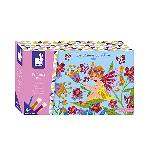 Janod Crafts – No Glue Glitter Fairies Art Picture Set – Creative, Imaginative, Inventive, and Developmental Play - STEAM Approach to Learning – Ages 4-8+ - view 7
