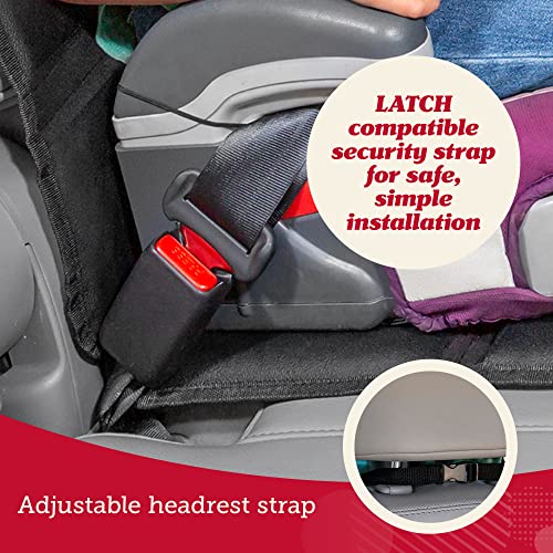 Car Seat Protector - Waterproof Seat Covers for Infant & Cars - Non-Slip 8-Layer Protector - Rear Shield with Mesh Pockets - Black with Red Stitching, Universal Fit - view 3