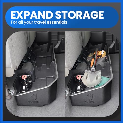 Underseat Storage Box for 2019-2024 Chevy Silverado 1500/GMC Sierra 1500; 2020-2024 2500 3500 | Double Cab & Crew Cab | TG-CB5C2278 - view 5