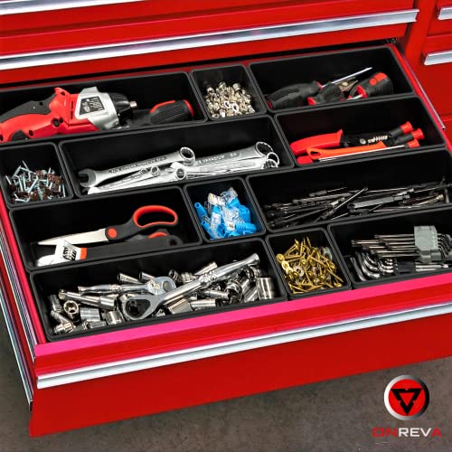 Tool Box Organizer Tray Divider Set, Extra Large Toolbox Trays, Tool Box Organizers and Storage Kit, Rolling Tool Chest Drawer Bins, Hardware Screwdrivers Pliers Organization, 6pcs - view 6