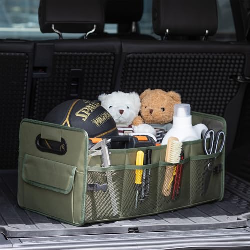 Car Trunk Organizer, Collapsible Car Organizers and Storage Green - view 2