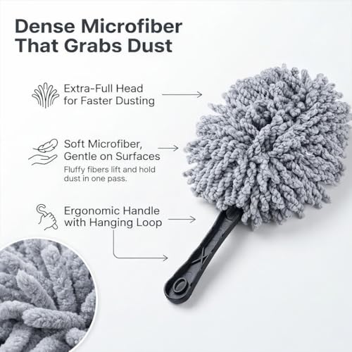 10-Piece Car Interior Cleaning Kit Boar Hair Vent Detailing Set - view 4