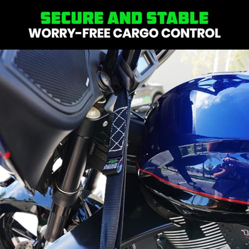 Soft Loop Tie Down Straps (4-Pack) - Motorcycle Handlebar Straps - view 5