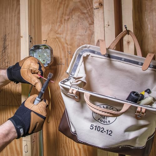 5102-12 Heavy-Duty Natural Canvas Tool Bag, Tool Tote, 12-Inch - view 7