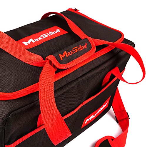 Car Detailing Organizer Bag Tote | Black 600D Oxford Fabric, Water-Resistant & Lightweight | Professional Auto Detailing Tool Bag with Multiple Pockets for Car Care & Garage Storage - view 5