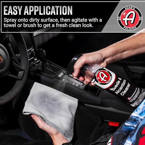 Adam's Suede Cleaner (16oz) - Professional Automotive Micro-Suede Cleaner For Car Interiors, Upholstery, Shoes, Clothing, Removes Stains & Refreshes Suede Material - view 5