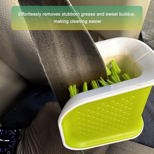 Car Seat Belt Cleaning Brush, Nonslip U-Shaped Safety Belt Washing Tool with Double-Sided Bristles, Closeable Seatbelt Detailing Tool Cleaning Brush for Most Vehicles - view 5