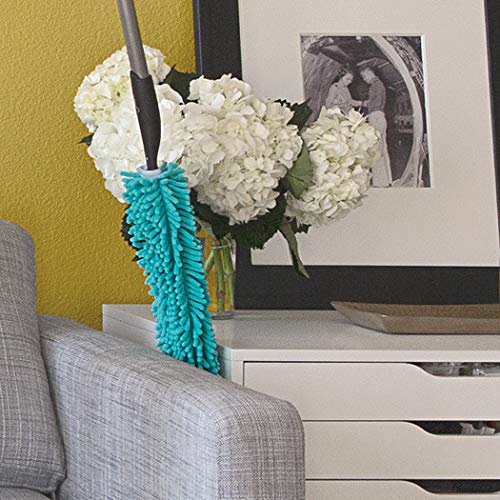 Bendable Microfiber Extending Duster - Bending Micro Fiber Dust Cleaner w/Long Handle for Home Cleaning & Dusting - Flexible Head for Web Free TV, Ceiling & Furniture - view 5