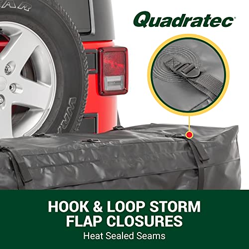 Jumbo Water Resistant Soft Shell Cargo Storage Bag, 47.24" x 19" x 13" - Heavy Duty Rainproof Waterproof Vinyl - Hook & Loop Storm Flap Closures - Designed for Hitch Mount Cargo Racks - view 2
