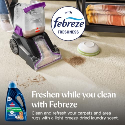 OXY Clean + Refresh with Febreze Carpet Cleaning Solution, for use in Leading Upright Carpet Cleaners, 60oz, Deep Cleans with Oxy, eliminates pet Odors - view 6