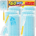 60PCS Disposable Duster Refills Compatible with Swiffer with 1 Short Handle
