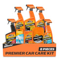 Ultimate Premier Car Care Kit, 8 Pieces, Includes Tire and Wheel Cleaners, Exterior and Interior Car Cleaning Supplies